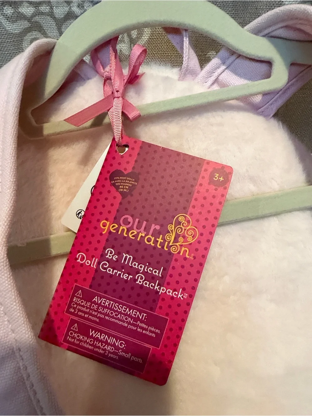 Be Magical Doll Carrier Backpack  by Our Generation NWT